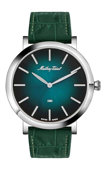 Mathey-Tissot Swiss Made Green Dial Classic Mens Watch - H7916ALV