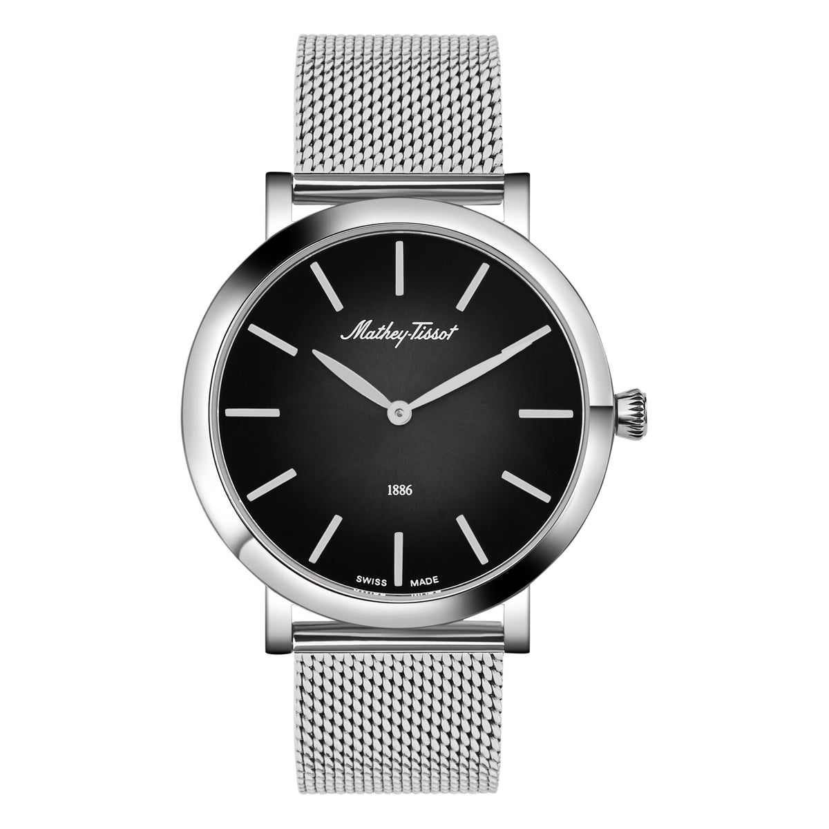 Mathey-Tissot Swiss Made Black Dial Classic Mens Watch - H7916AN