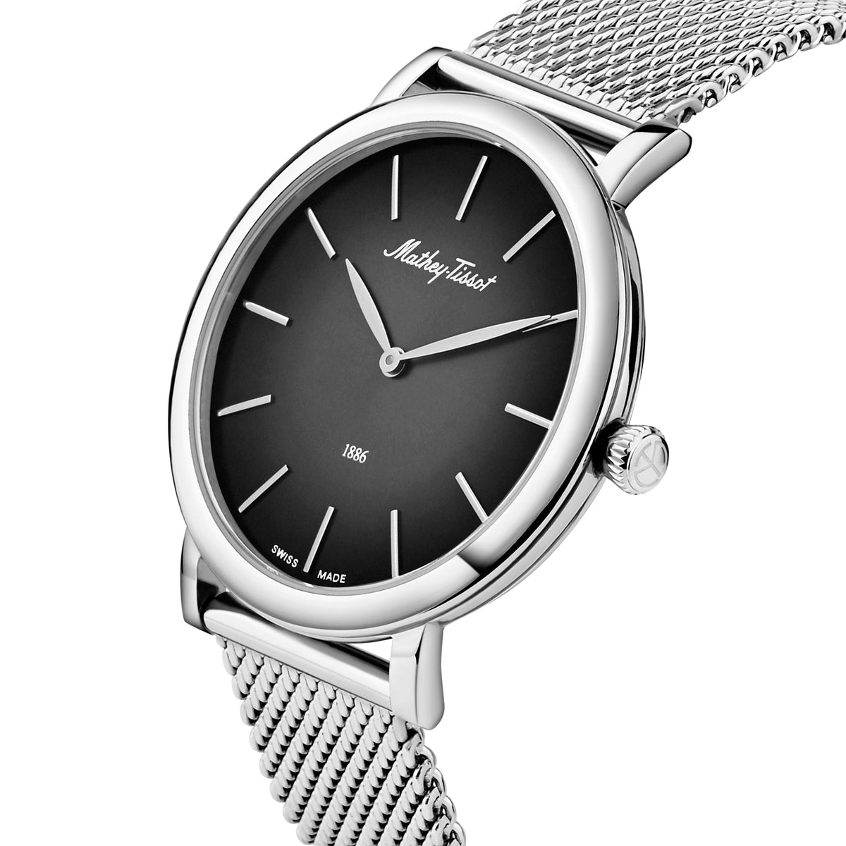 Mathey-Tissot Swiss Made Black Dial Classic Mens Watch - H7916AN