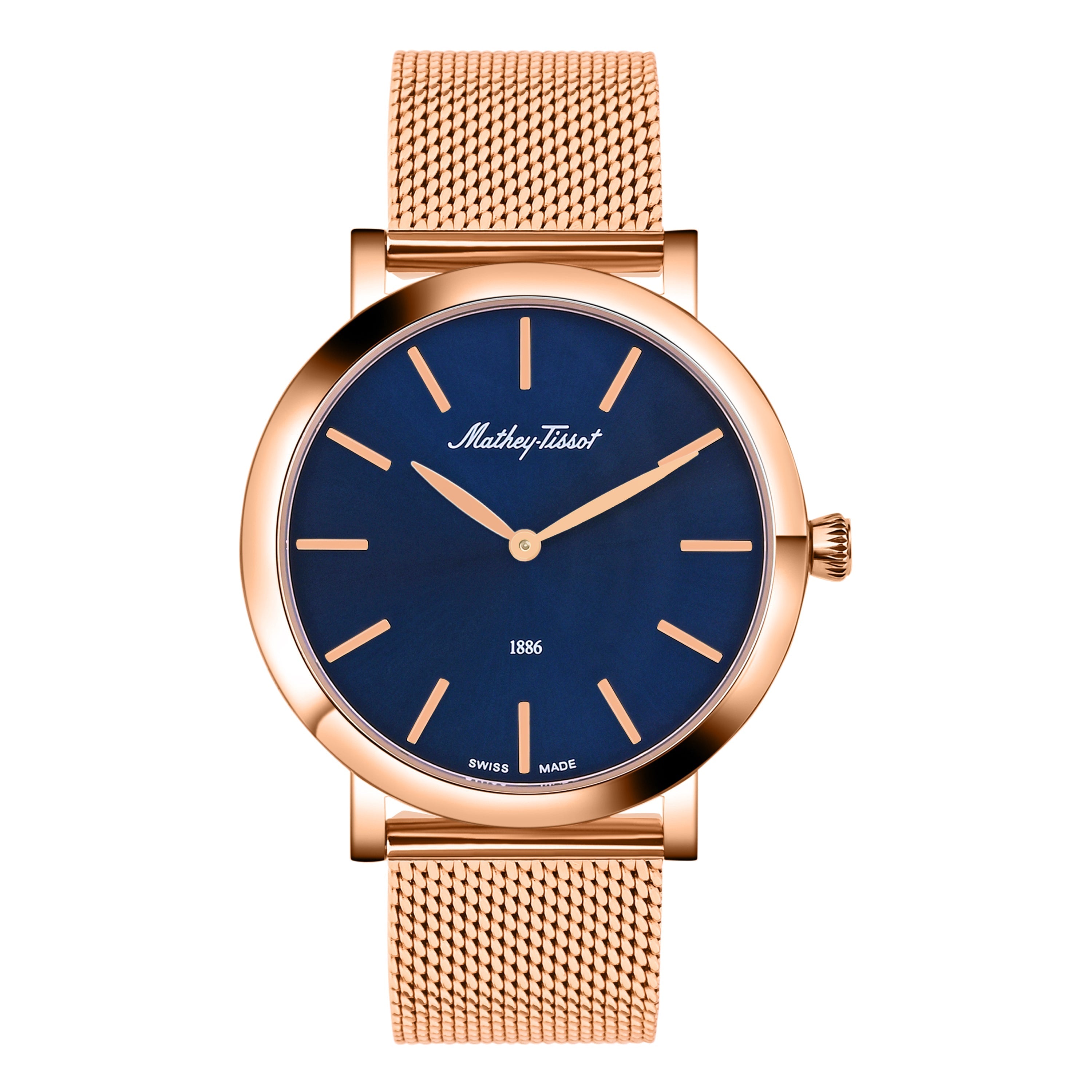 Mathey-Tissot Swiss Made Blue Dial Classic Men&