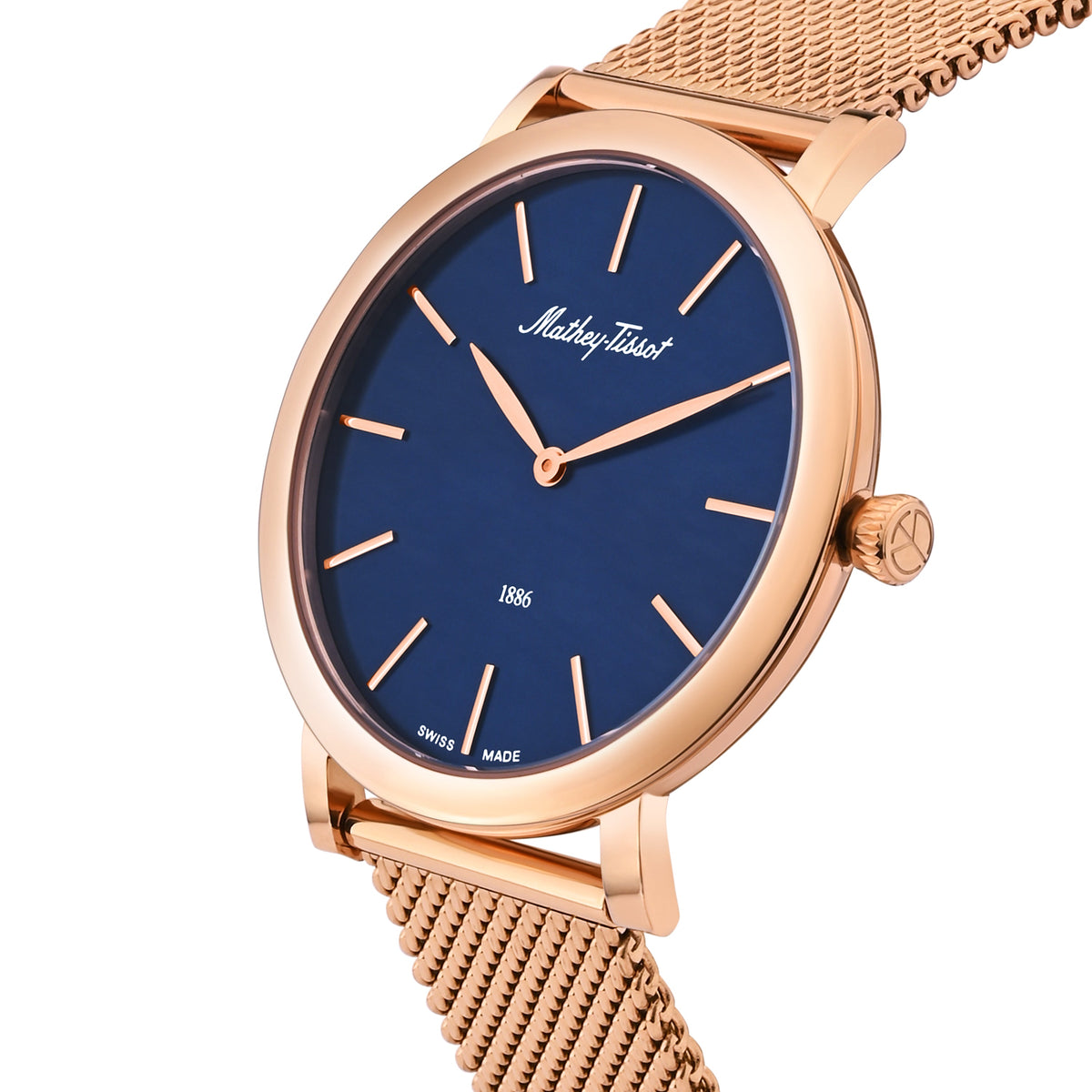 Mathey-Tissot Swiss Made Blue Dial Classic Mens Watch - H7916PBU