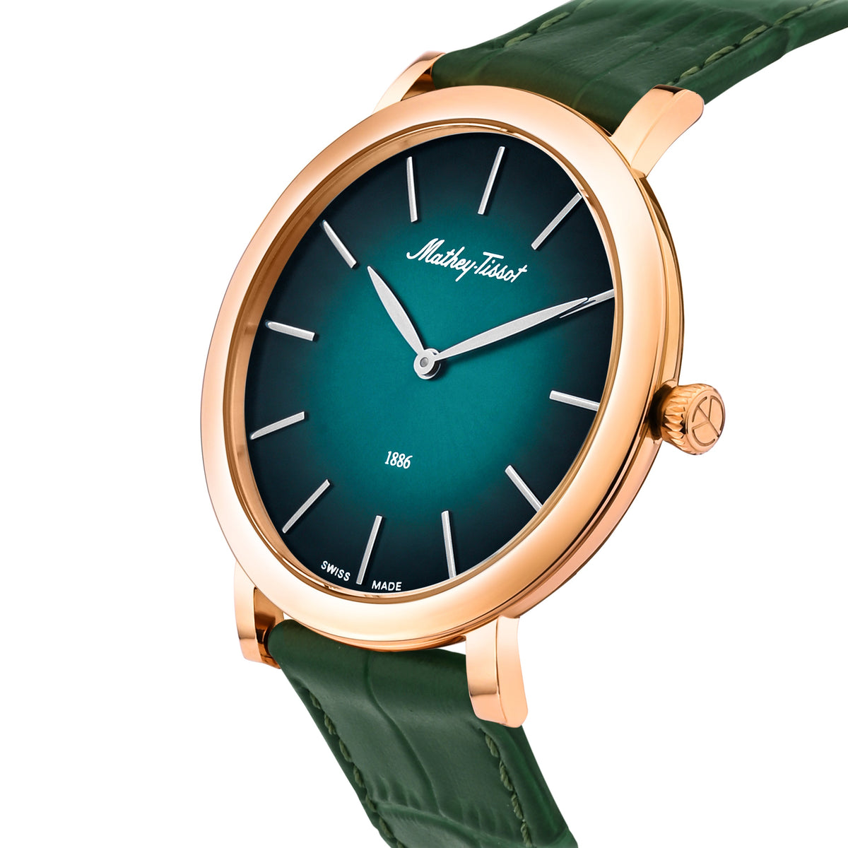 Mathey-Tissot Swiss Made Green Dial Classic Mens Watch - H7916PLV