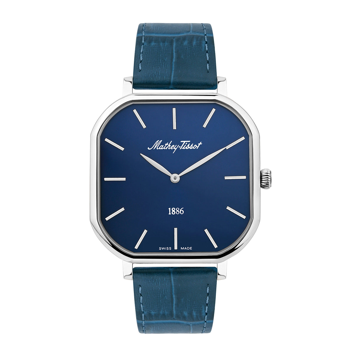 Mathey Tissot Monsoon Square Swiss Made Classic Analog Watch For Men-H7917ALBU