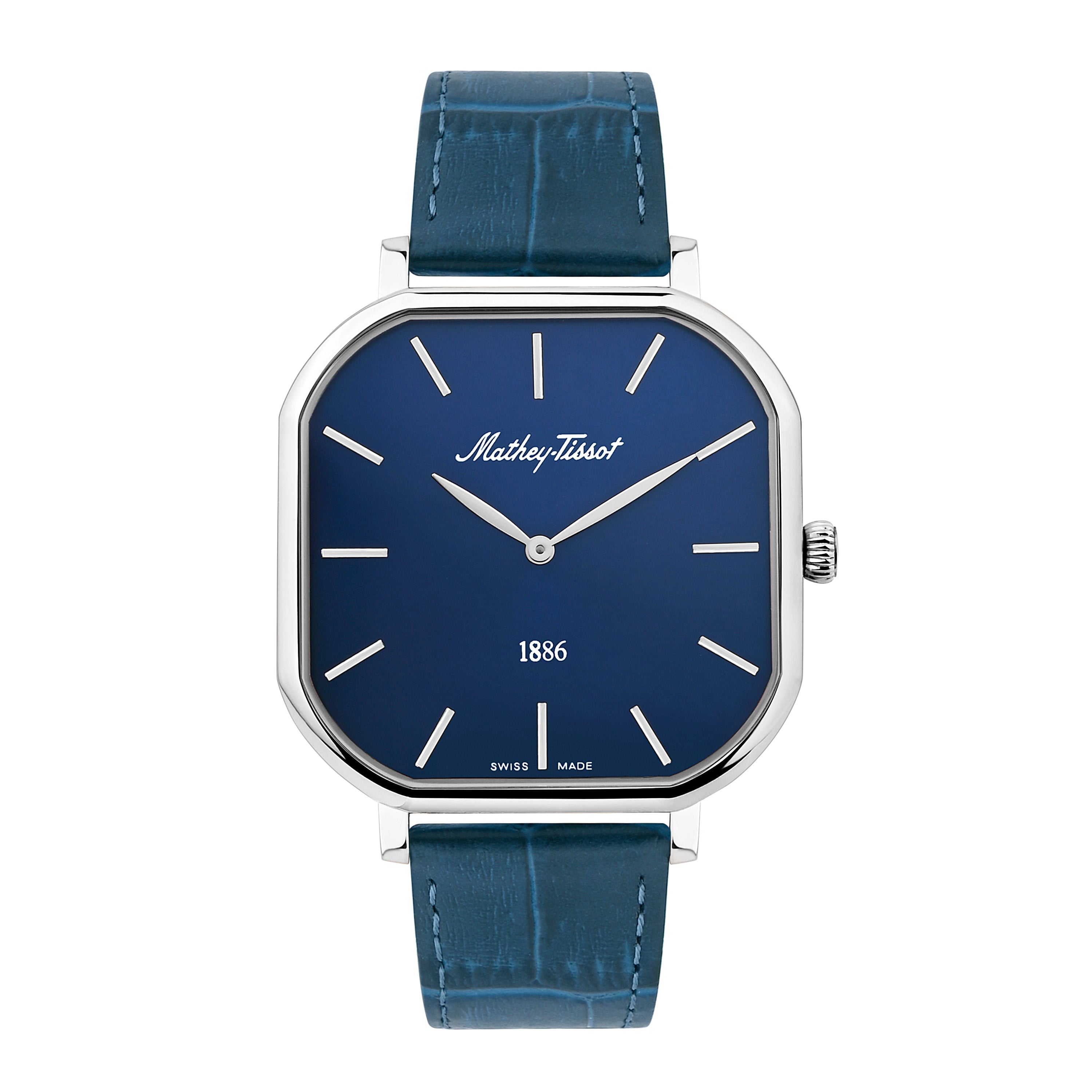 Mathey Tissot Monsoon Square Swiss Made Classic Analog Watch For Men-H7917ALBU