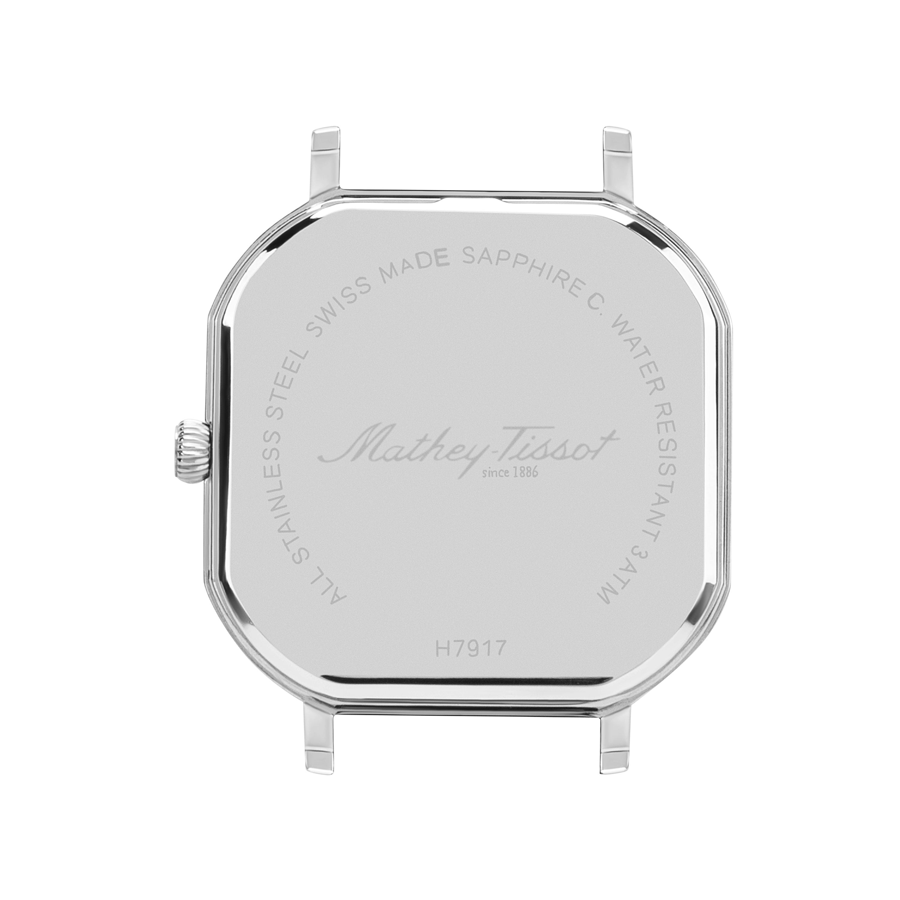 Mathey Tissot Monsoon Square Swiss Made Classic Analog Watch For Men-H7917ALBU