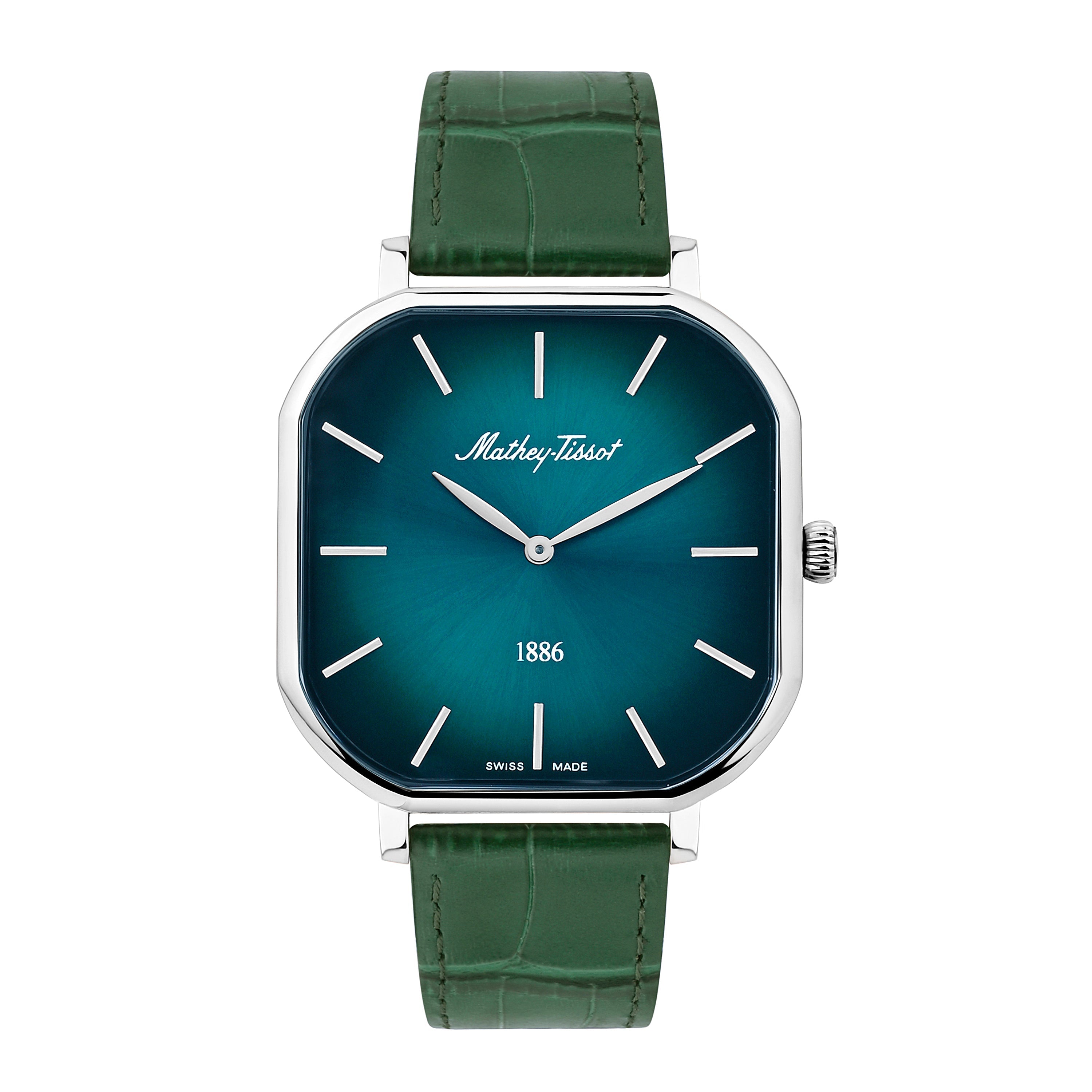 Mathey-Tissot Monsoon Square Swiss Made Classic Analog Watch For Men-H7917ALV