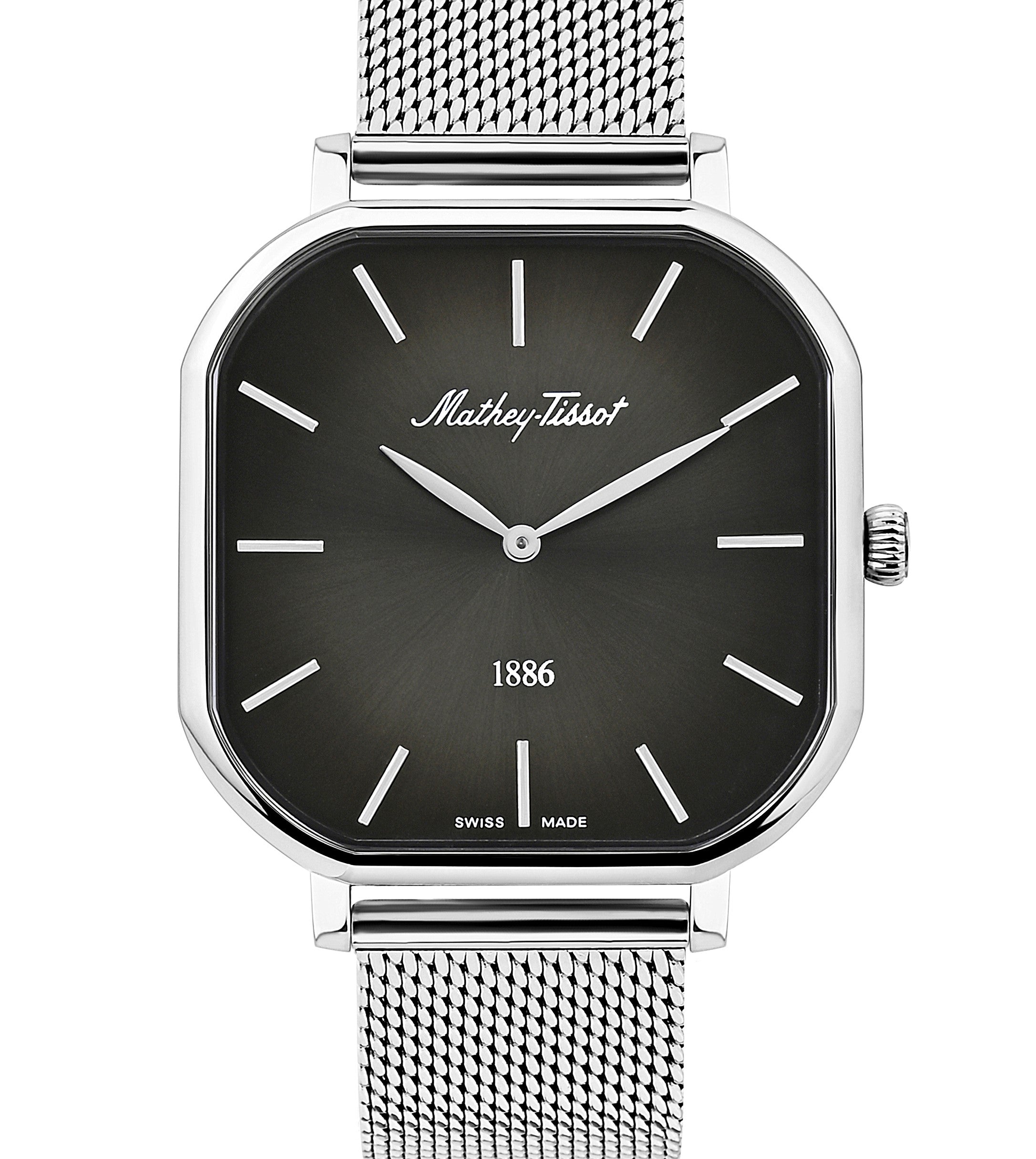 Mathey Tissot Monsoon Square Swiss Made Classic Analog Watch For Men - H7917AN