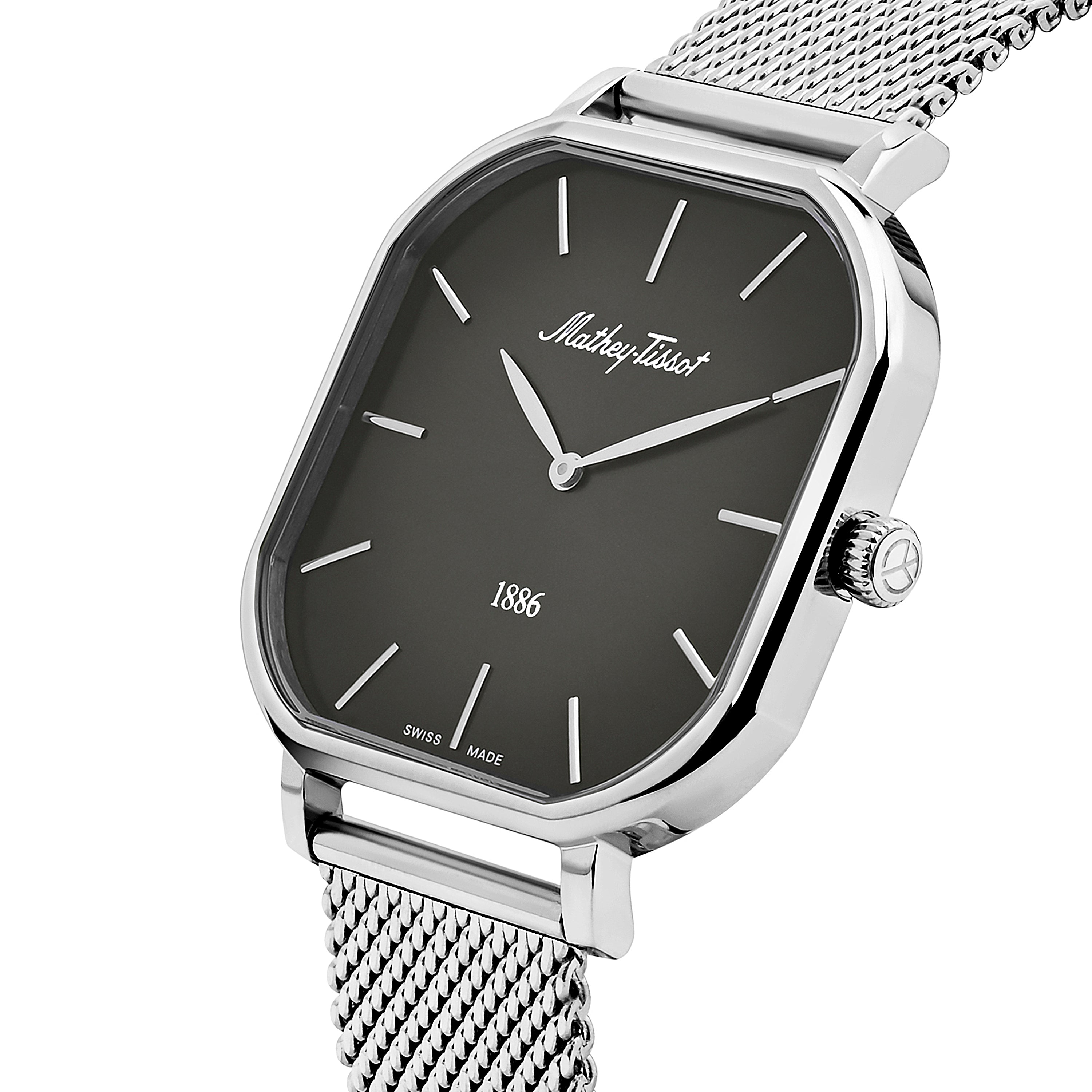 Mathey Tissot Monsoon Square Swiss Made Classic Analog Watch For Men - H7917AN