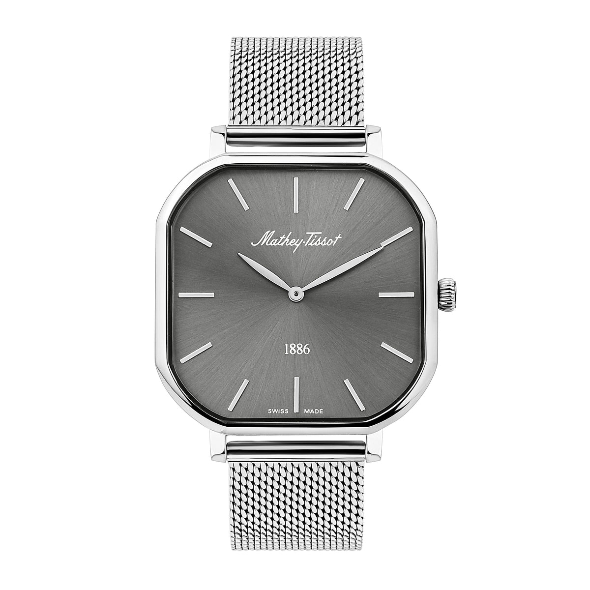 Mathey-Tissot Monsoon Square Swiss Made Classic Analog Watch For Men-H7917AS