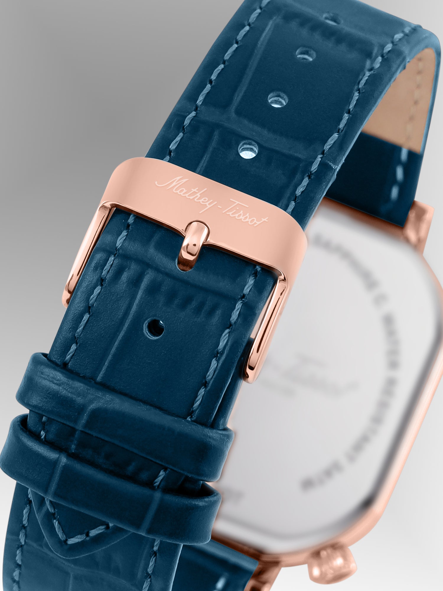 Mathey-Tissot Swiss Made Quartz Blue Dial Analog Watch - Gents H7917DTRLBU