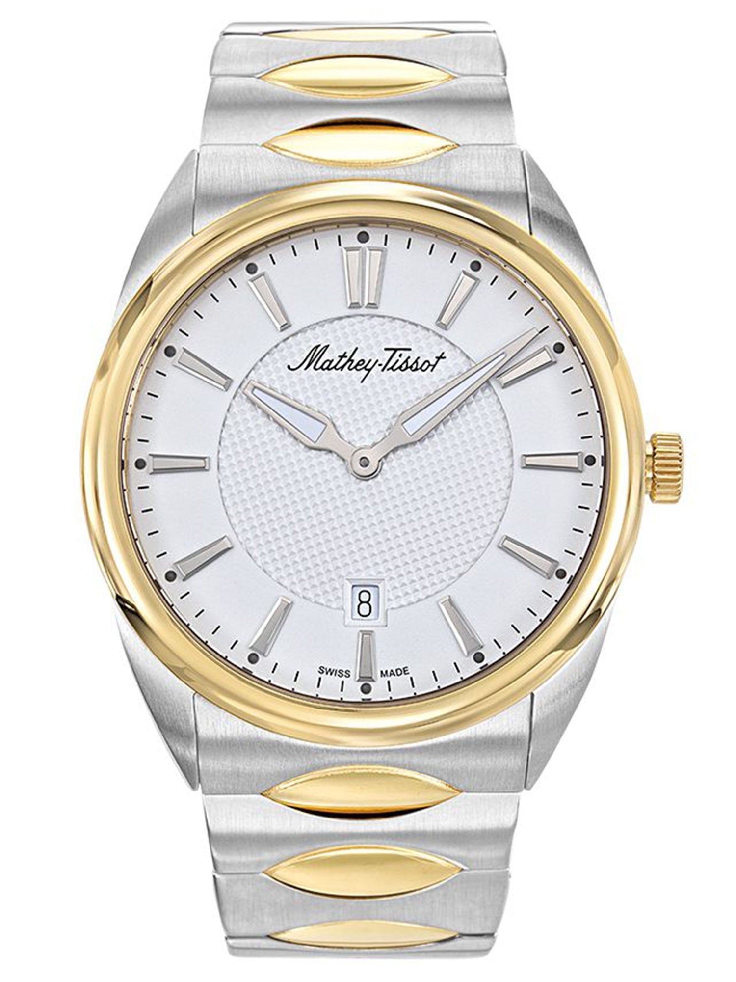 Mathey-Tissot Analog White Dial Men&
