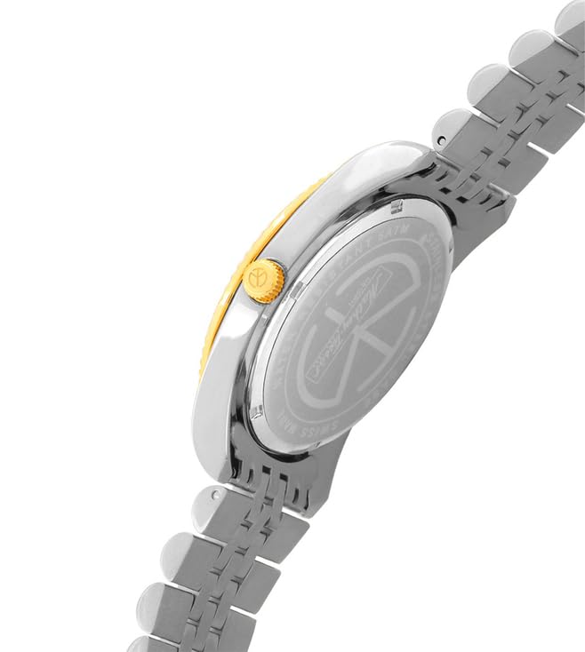 Mathey-Tissot Stainless Steel White Dial Analog Watches for Men-H809BQYI, Multi-Color Band