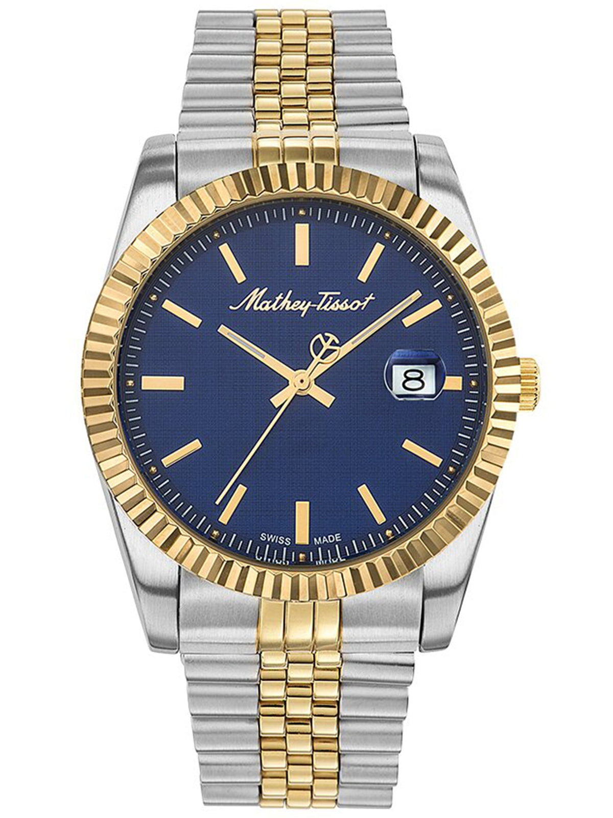Mathey-Tissot Analog Black Dial Men's Watch-H810BBU