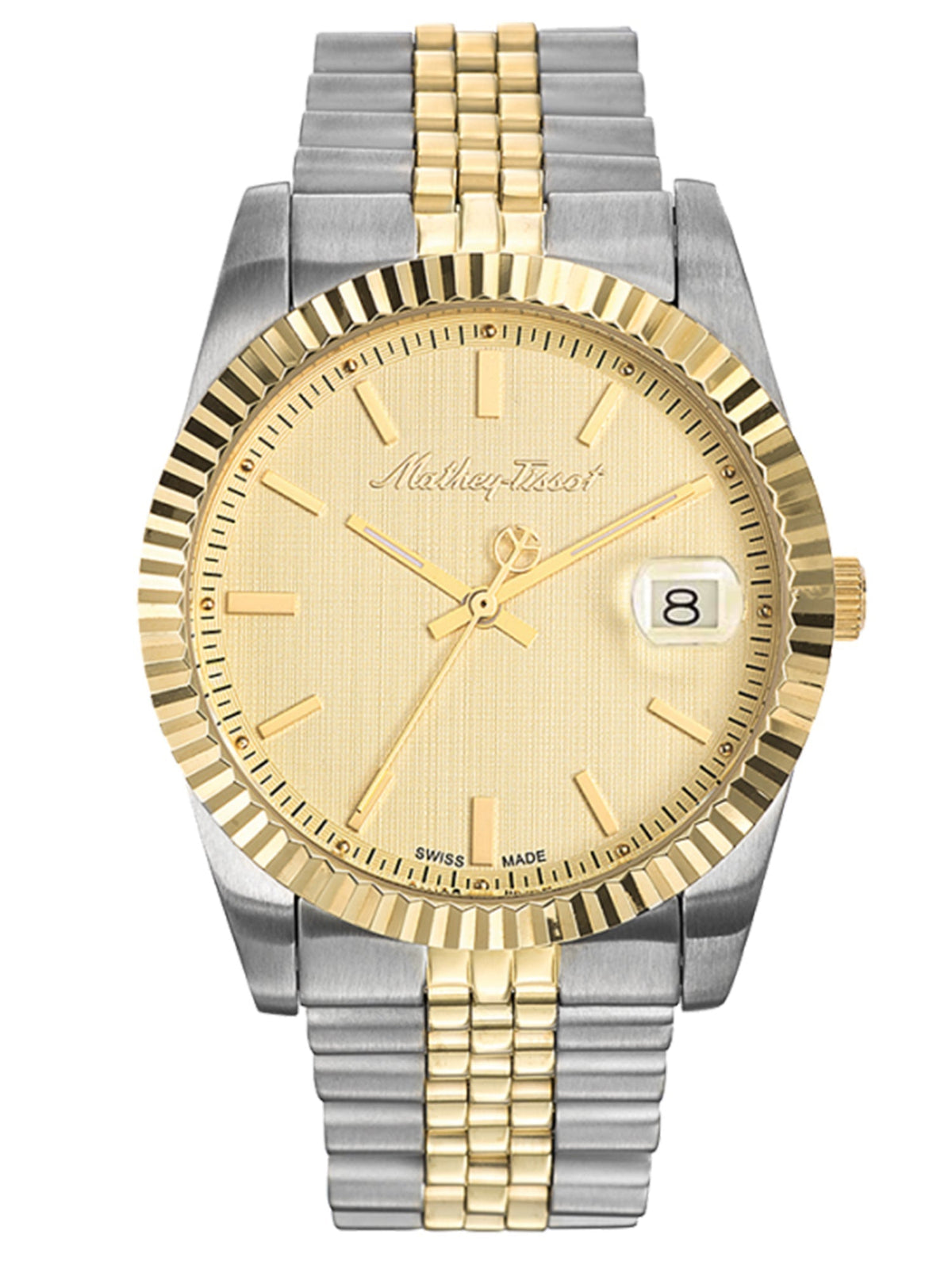 Mathey-Tissot Analog Gold Dial Men&