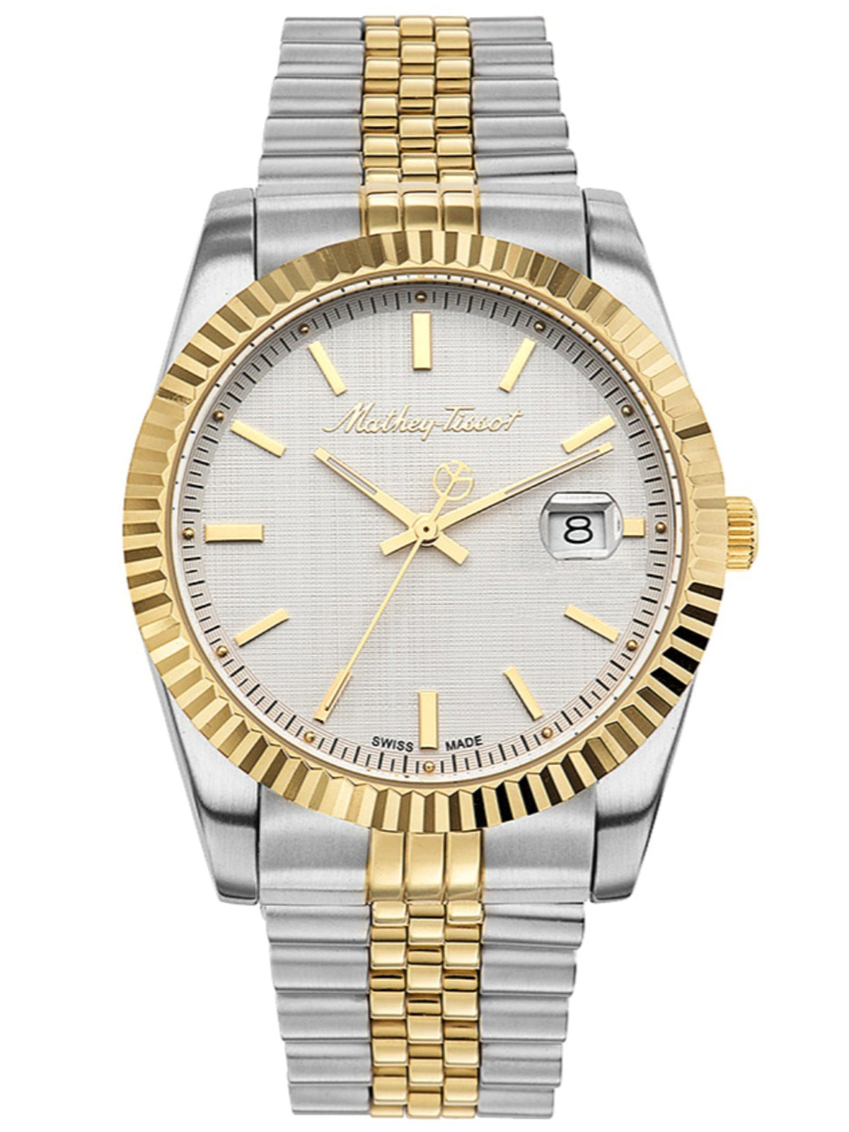 Mathey-Tissot Analog Silver Dial Men's Watch-H810BI