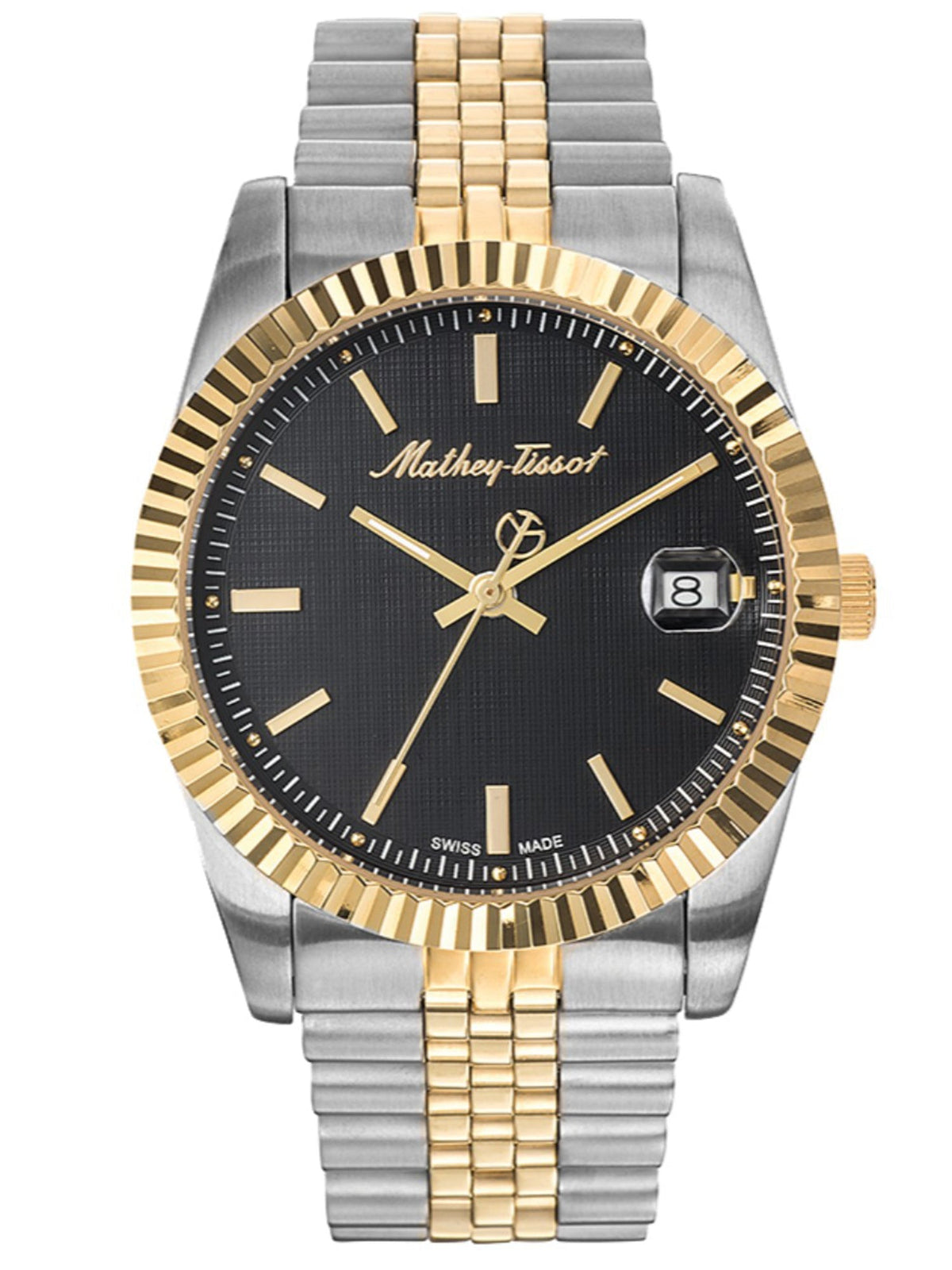 Mathey-Tissot Analog Black Dial Men's Watch-H810BN