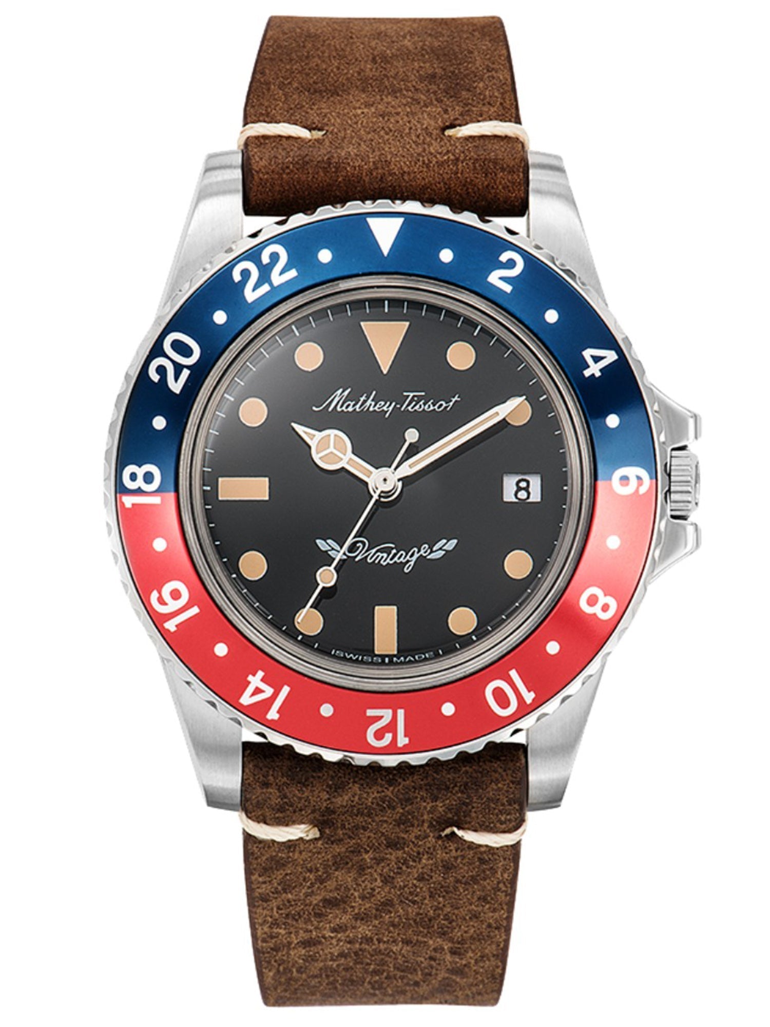 Mathey-Tissot Analog Black Dial Men&