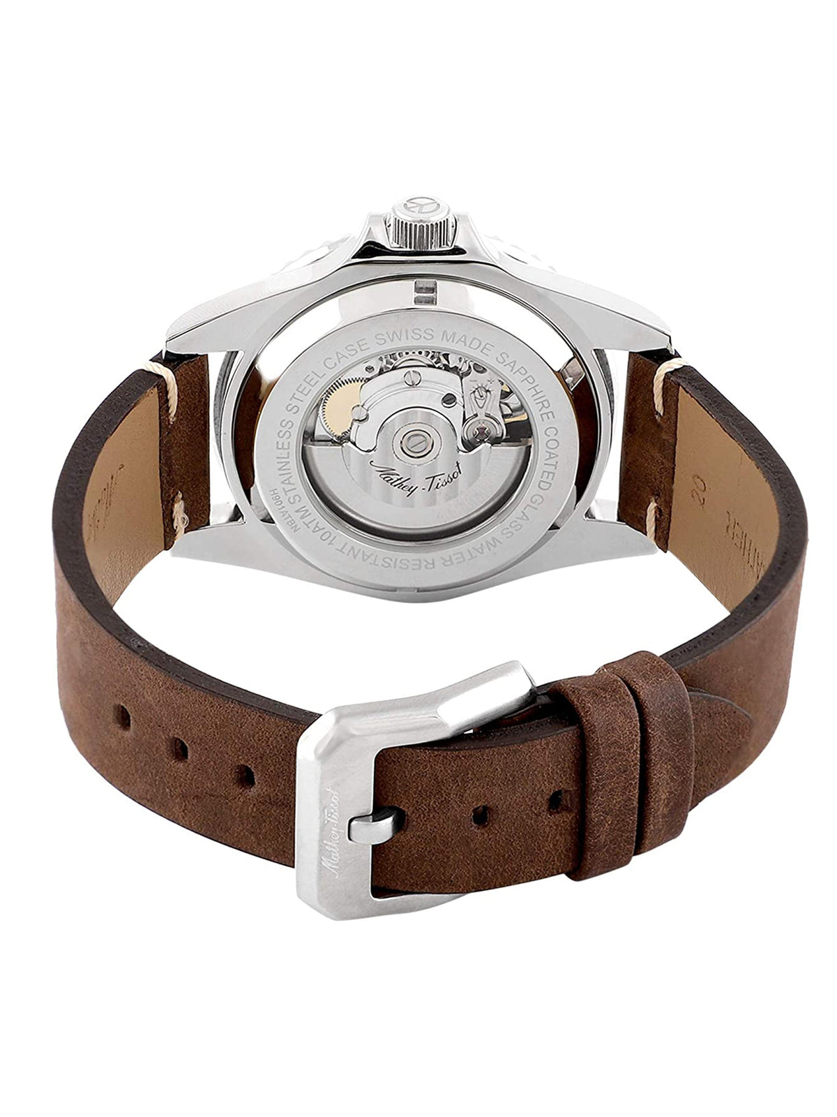Mathey-Tissot Swiss Made Automatic Analog Black Dial Gents Watch-H901ATLR