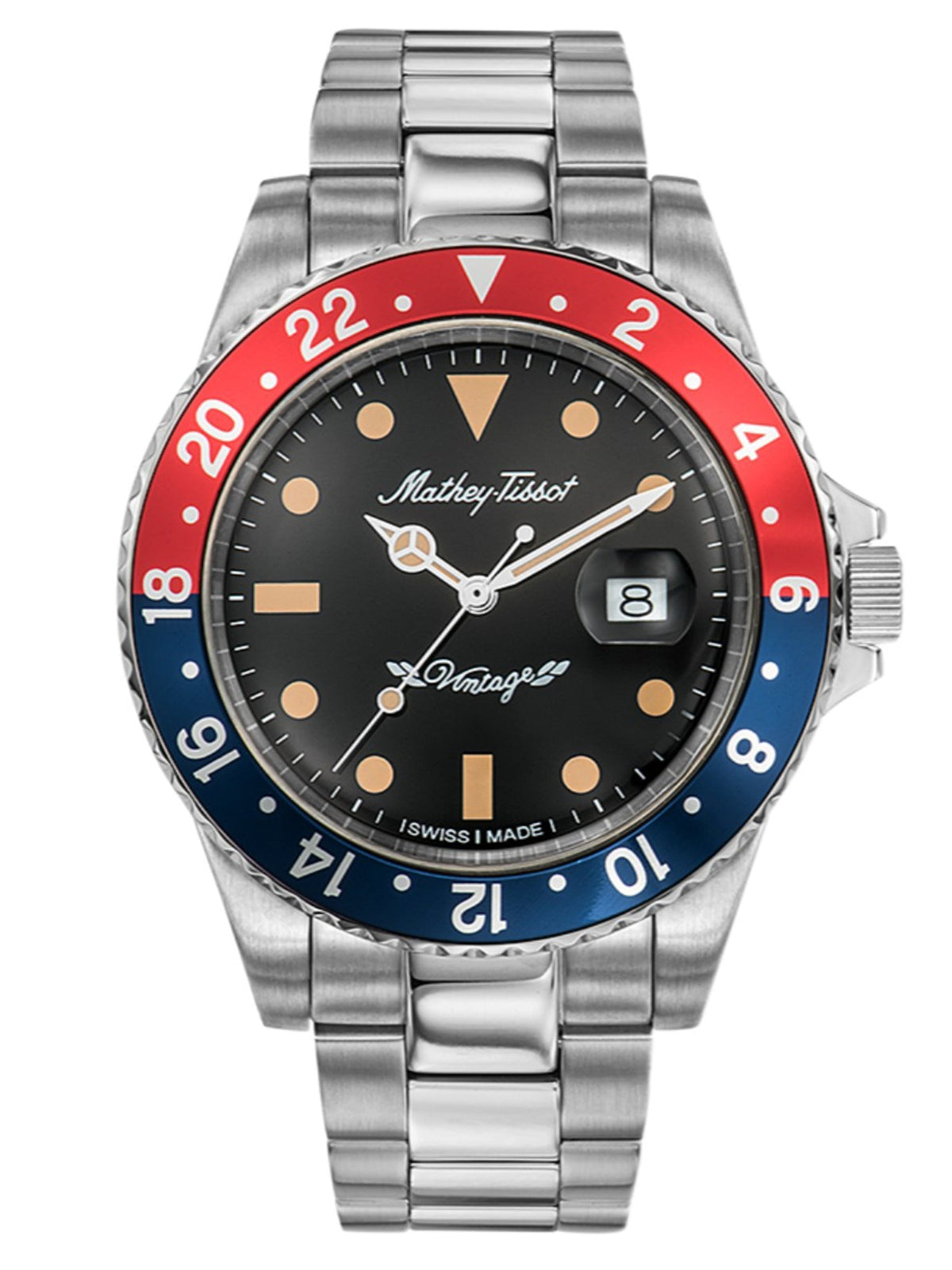 Mathey-Tissot Vintage Analog Black Dial Men's Watch-H901ATR