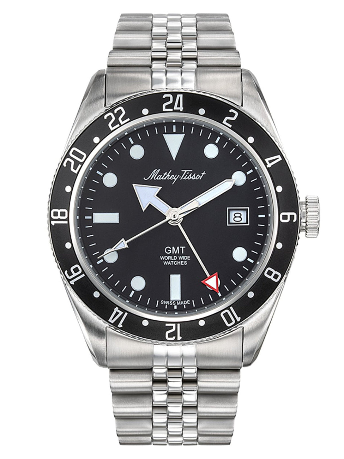 Mathey-Tissot Analog Black Dial Men&
