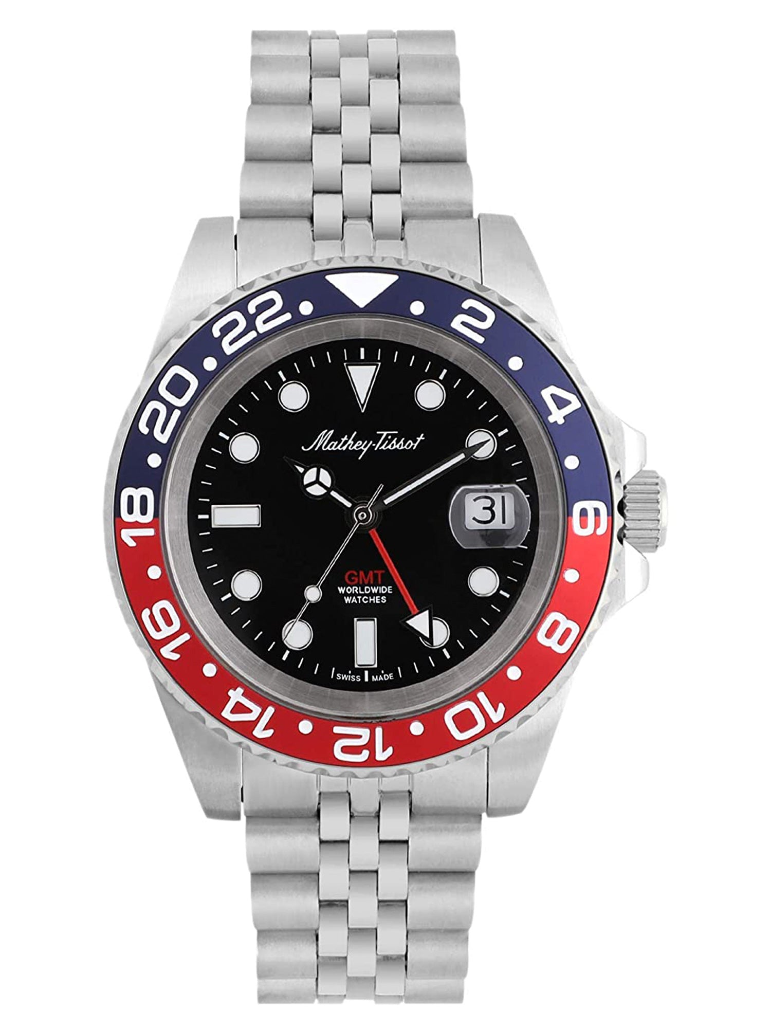 Mathey-Tissot Analog Black Dial Men&