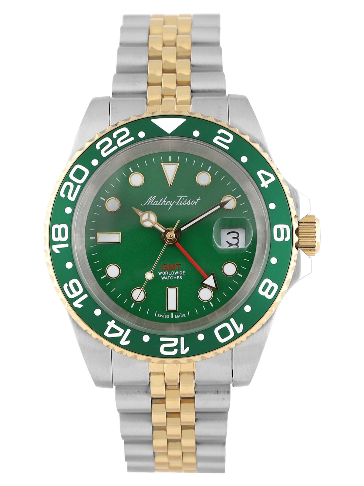 Mathey-Tissot Analog Green Dial Men&