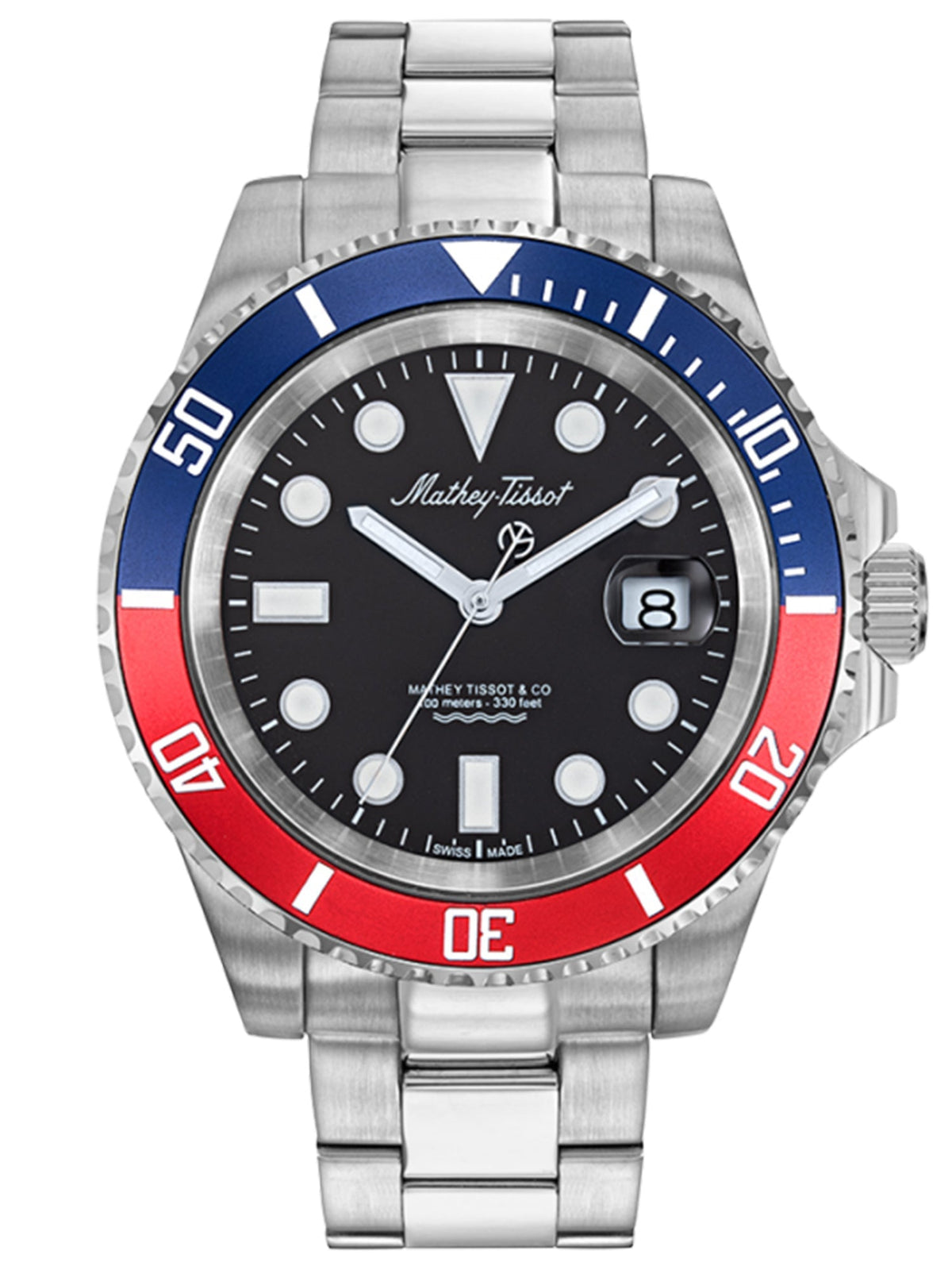 Mathey-Tissot Analog Black Dial Men's Watch-H906AR
