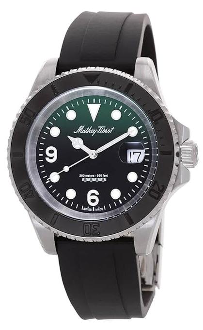 Mathey-Tissot Analog Quartz Green Dial Mens Watch - H909AV