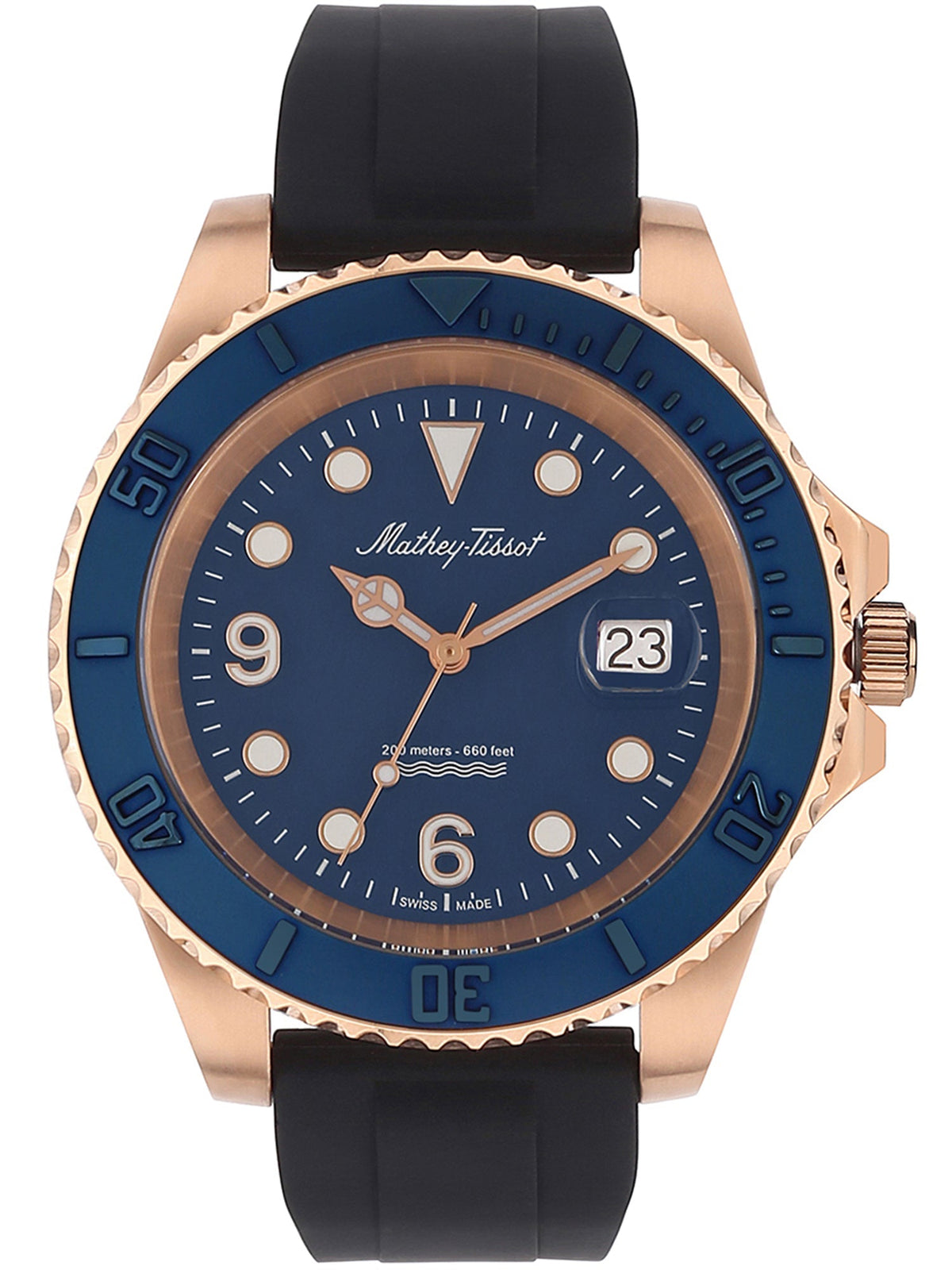 Mathey-Tissot Blue Dial Analog Watch for Men - H909PBU