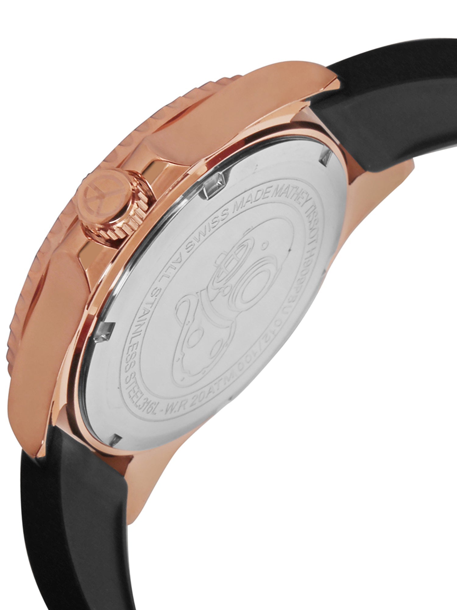 Mathey-Tissot Black Dial Analog Watch for Men - View 2