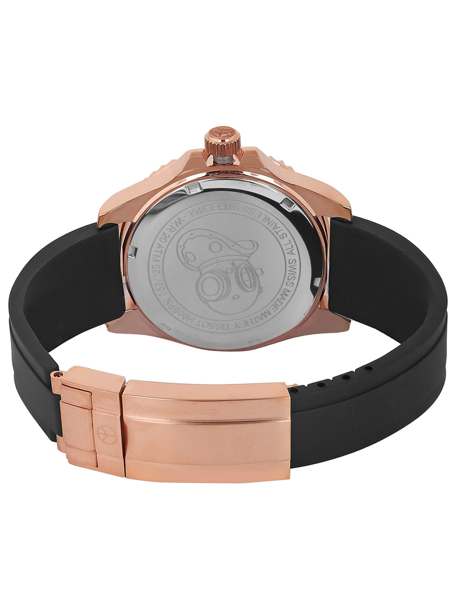 Mathey-Tissot Black Dial Analog Watch for Men - View 3