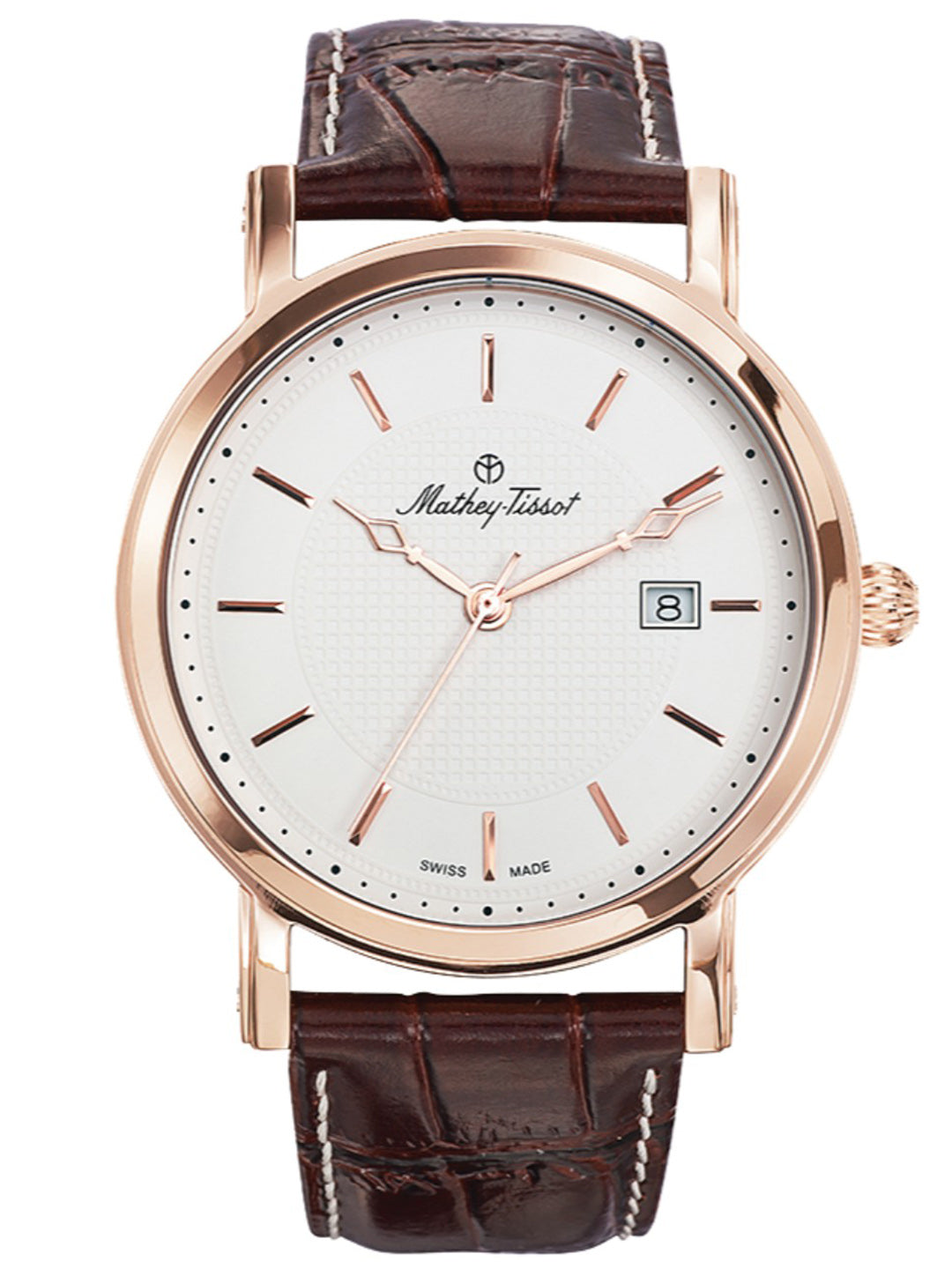 Mathey-Tissot Analog Brown Dial Men&