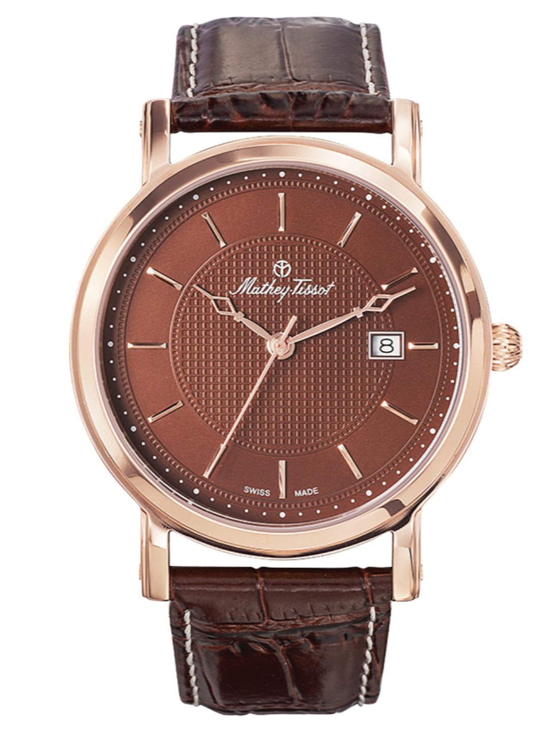Mathey-Tissot Analog Brown Dial Men&
