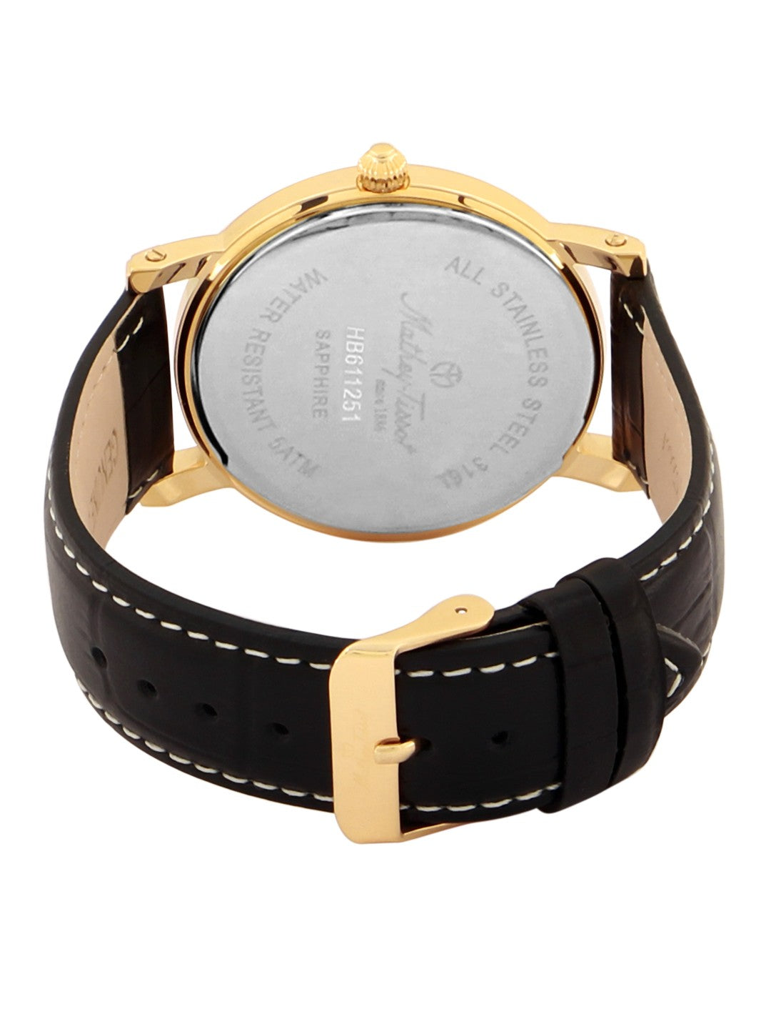 Mathey-Tissot Swiss Made Analog Black Dial Mens Watch-HB611251PN