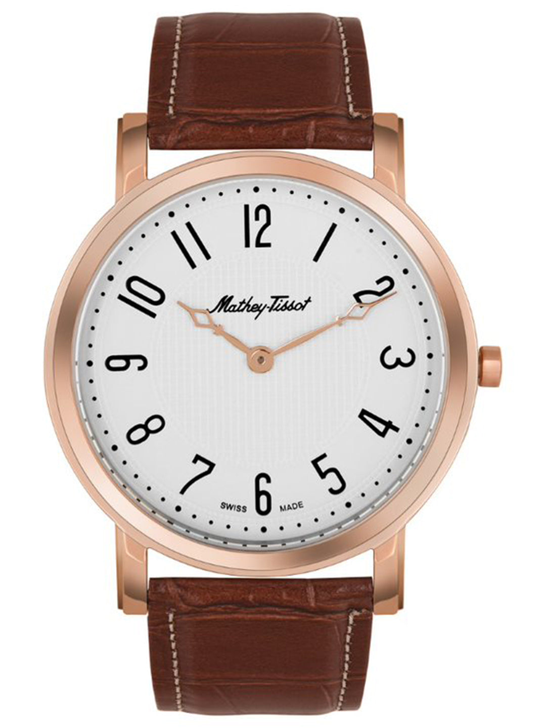 Mathey-Tissot Analog White Dial Men&