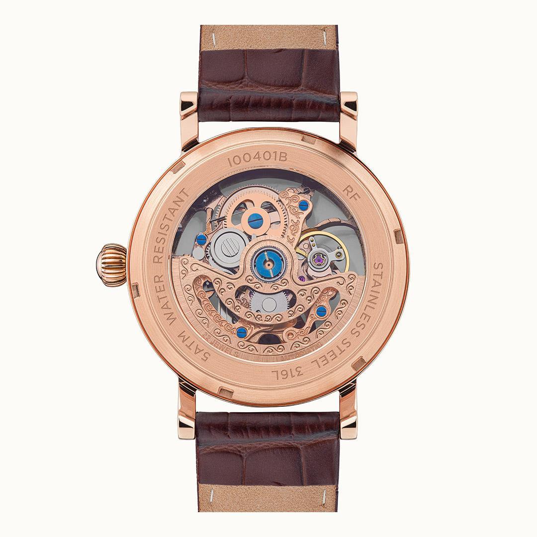 Ingersoll Automatic Rose Skeleton Dial With Lifetime Warranty Analog Watch - For Gents I00401B