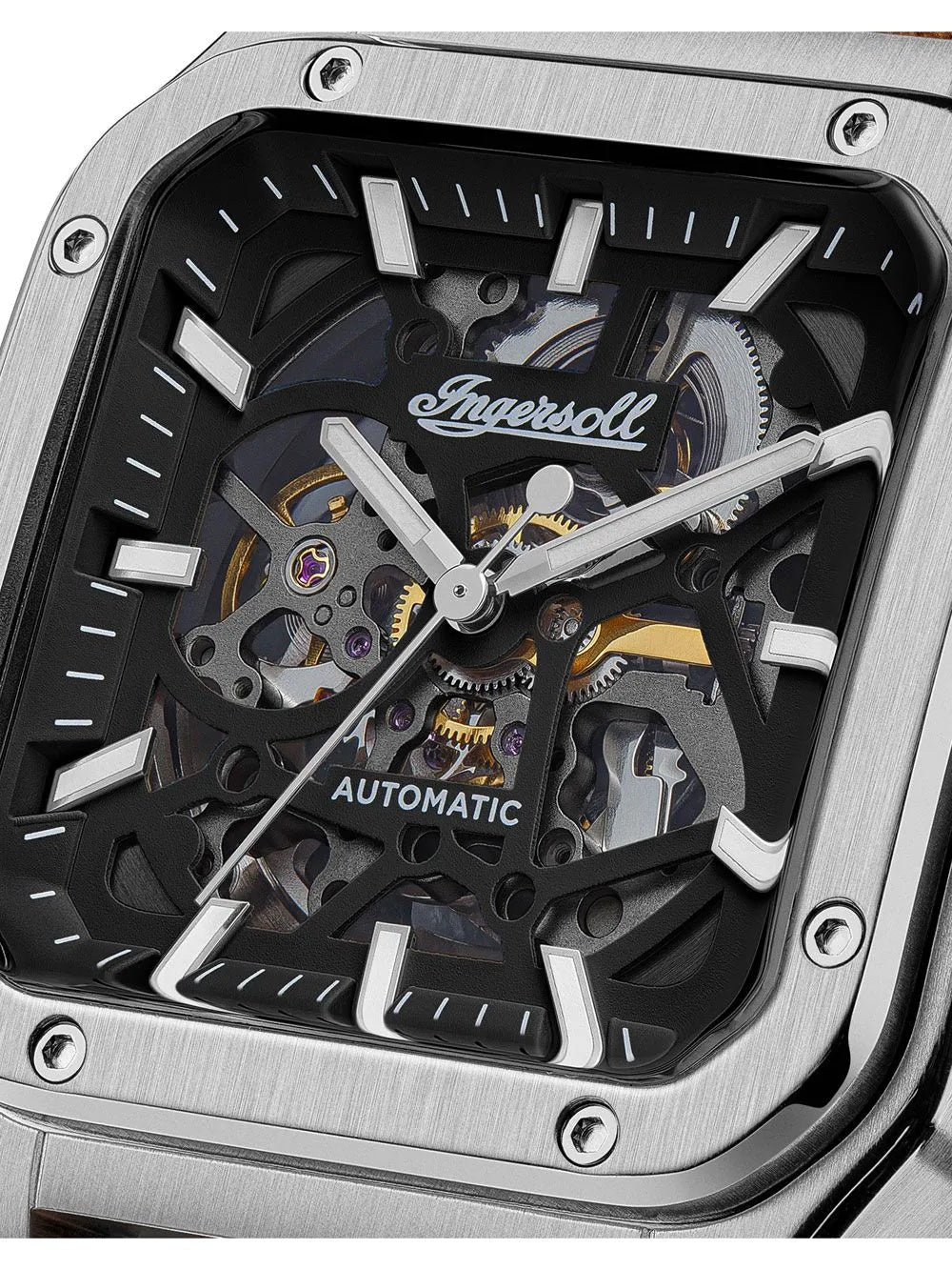Ingersoll Ollie Automatic Black Dial With lifetime Warranty Analog Watch - For Gents I14503