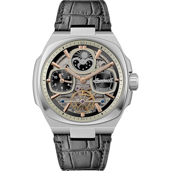 Ingersoll Automatic Black Dial with Lifetime Warranty Analog Watch - for Men I15801