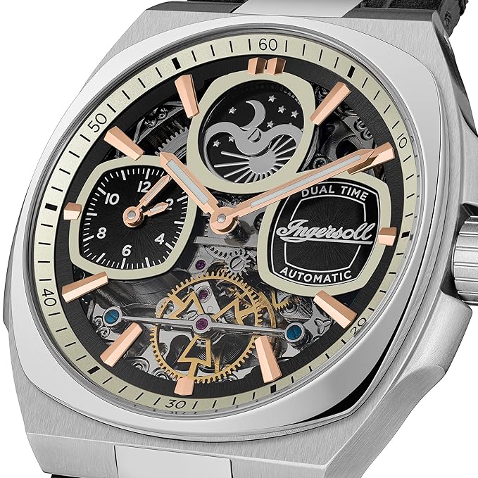 Ingersoll Automatic Black Dial with Lifetime Warranty Analog Watch - for Men I15801