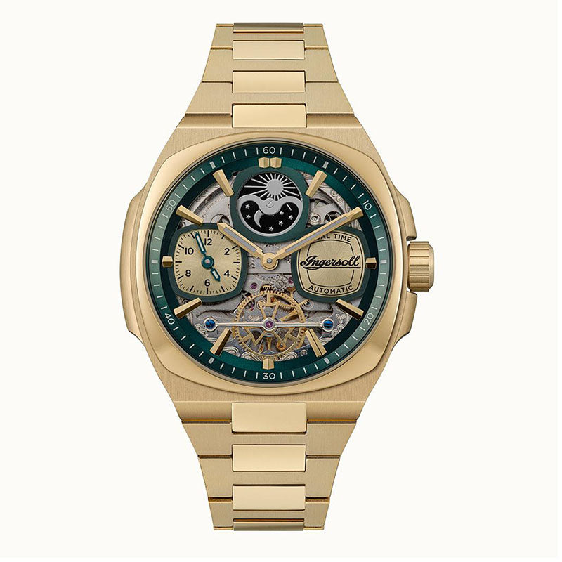 Ingersoll Automatic Gold Dial with Lifetime Warranty Analog Watch - for Men I15803