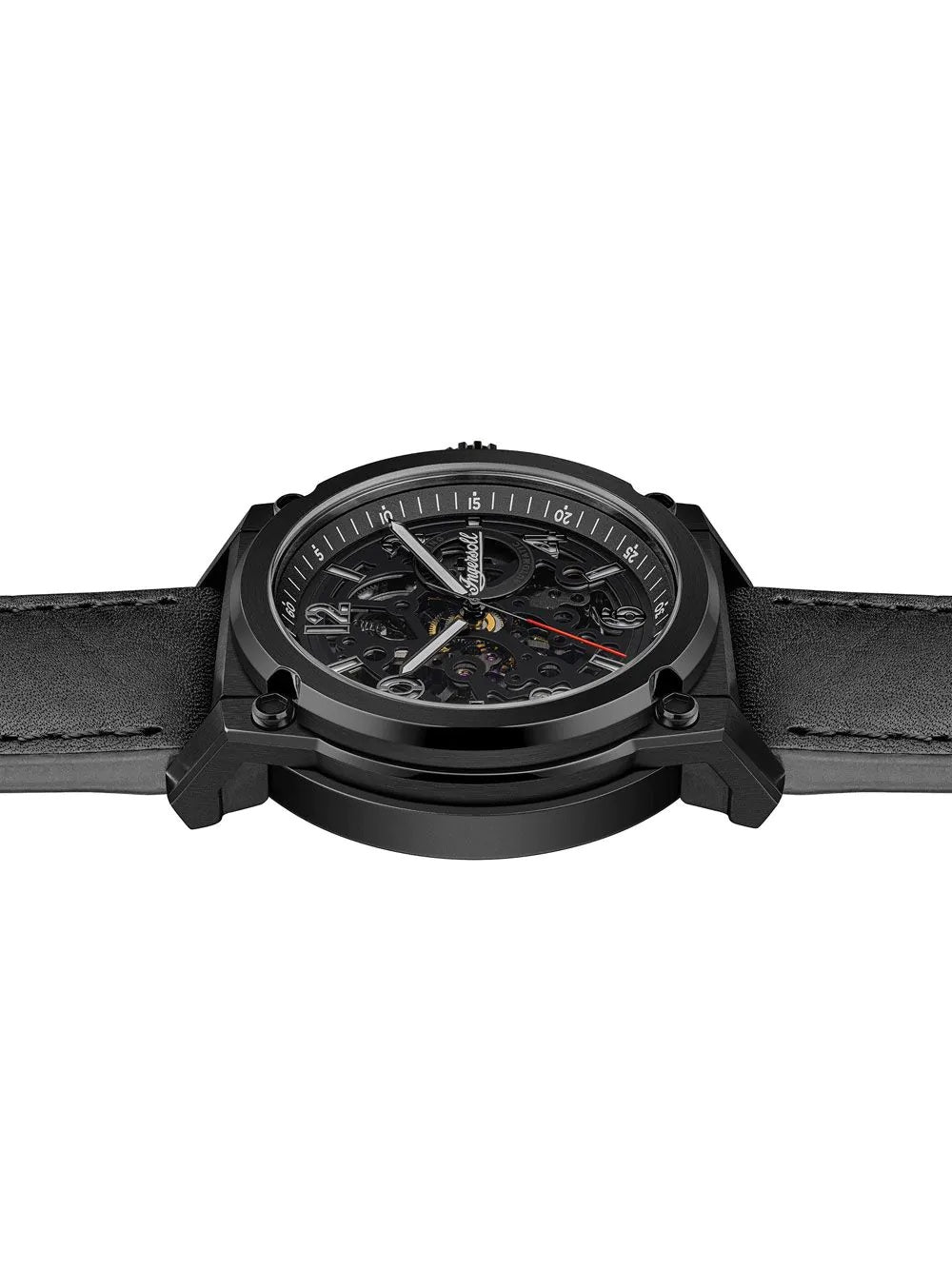 Ingersoll The Anvil Automatic Black Dial With lifetime Warranty Analog Watch - For Gents I16602