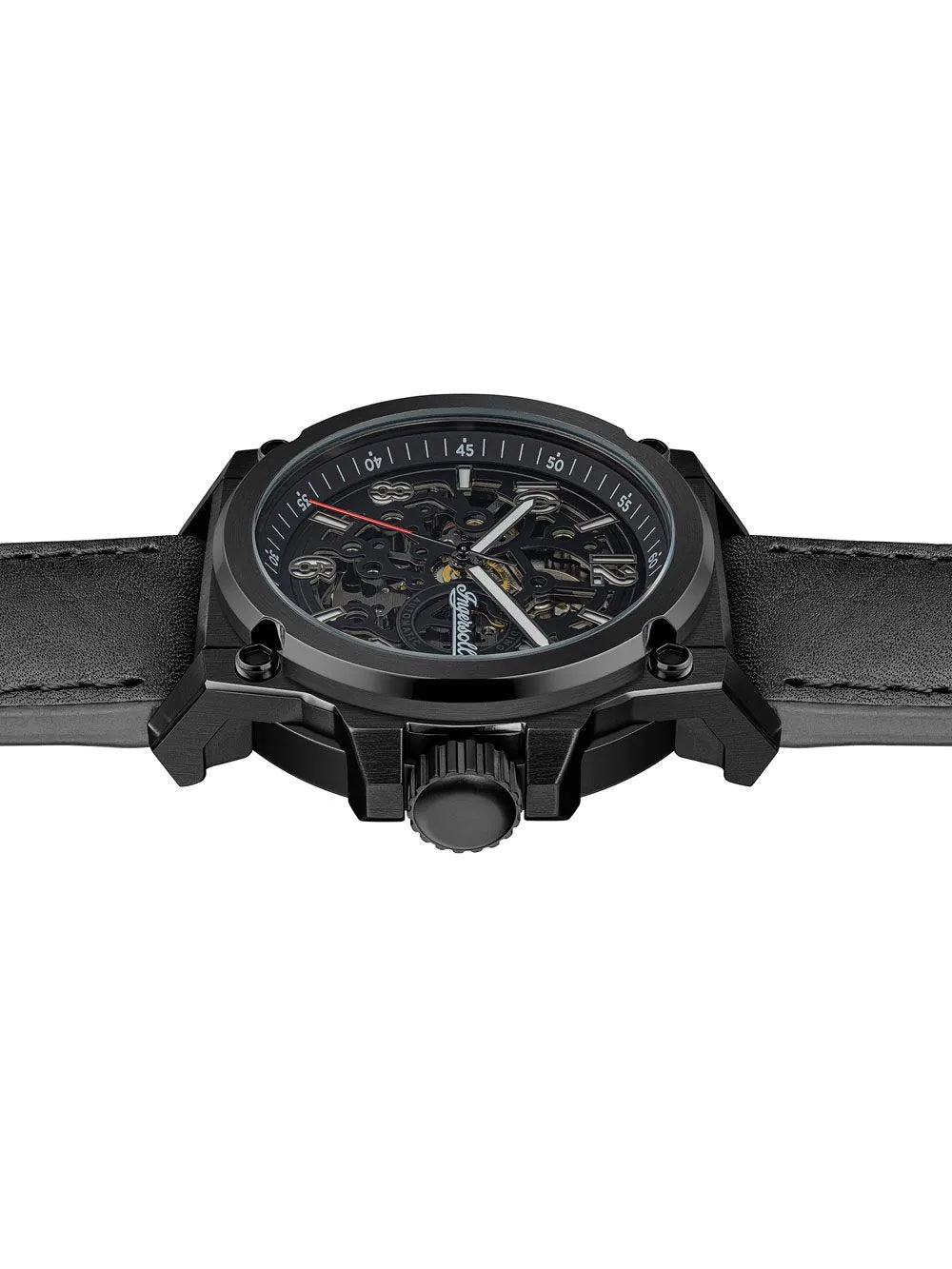 Ingersoll The Anvil Automatic Black Dial With lifetime Warranty Analog Watch - For Gents I16602