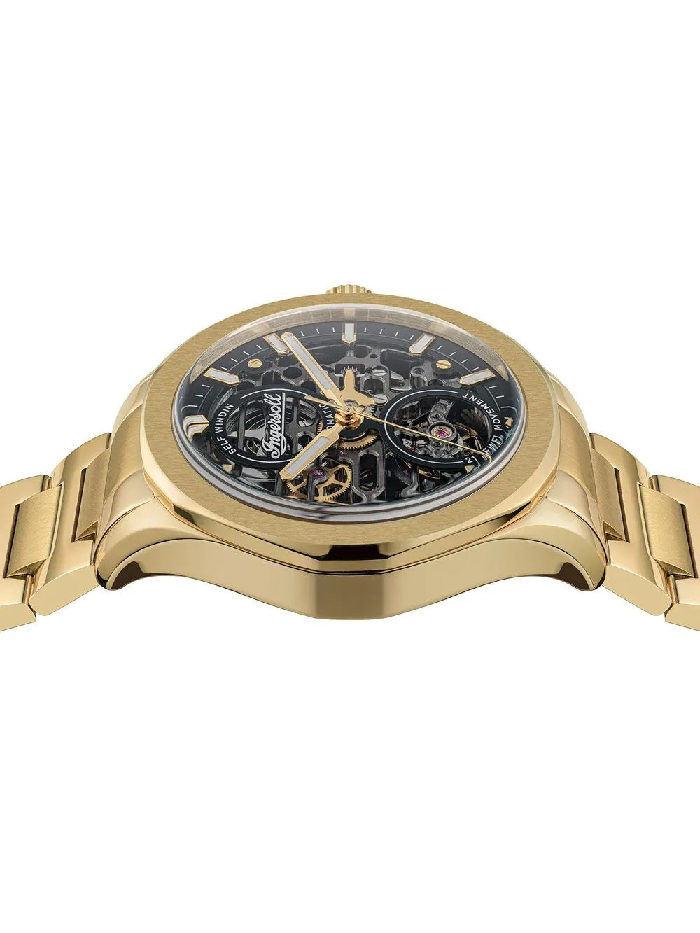 Ingersoll The Bronc Automatic Black Dial With lifetime Warranty Analog Watch - For Gents I16702