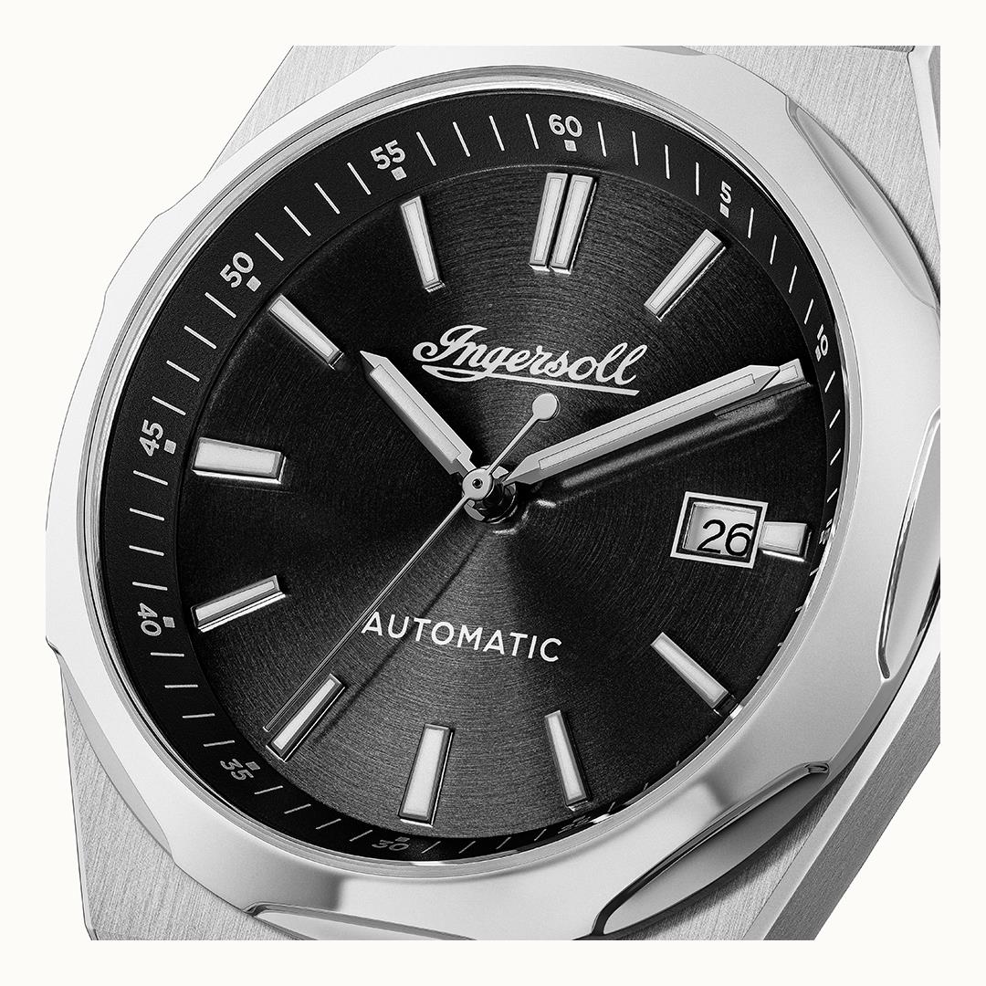 The Rider Automatic Black Dial With lifetime Warranty Analog Watch - For Gents I16801
