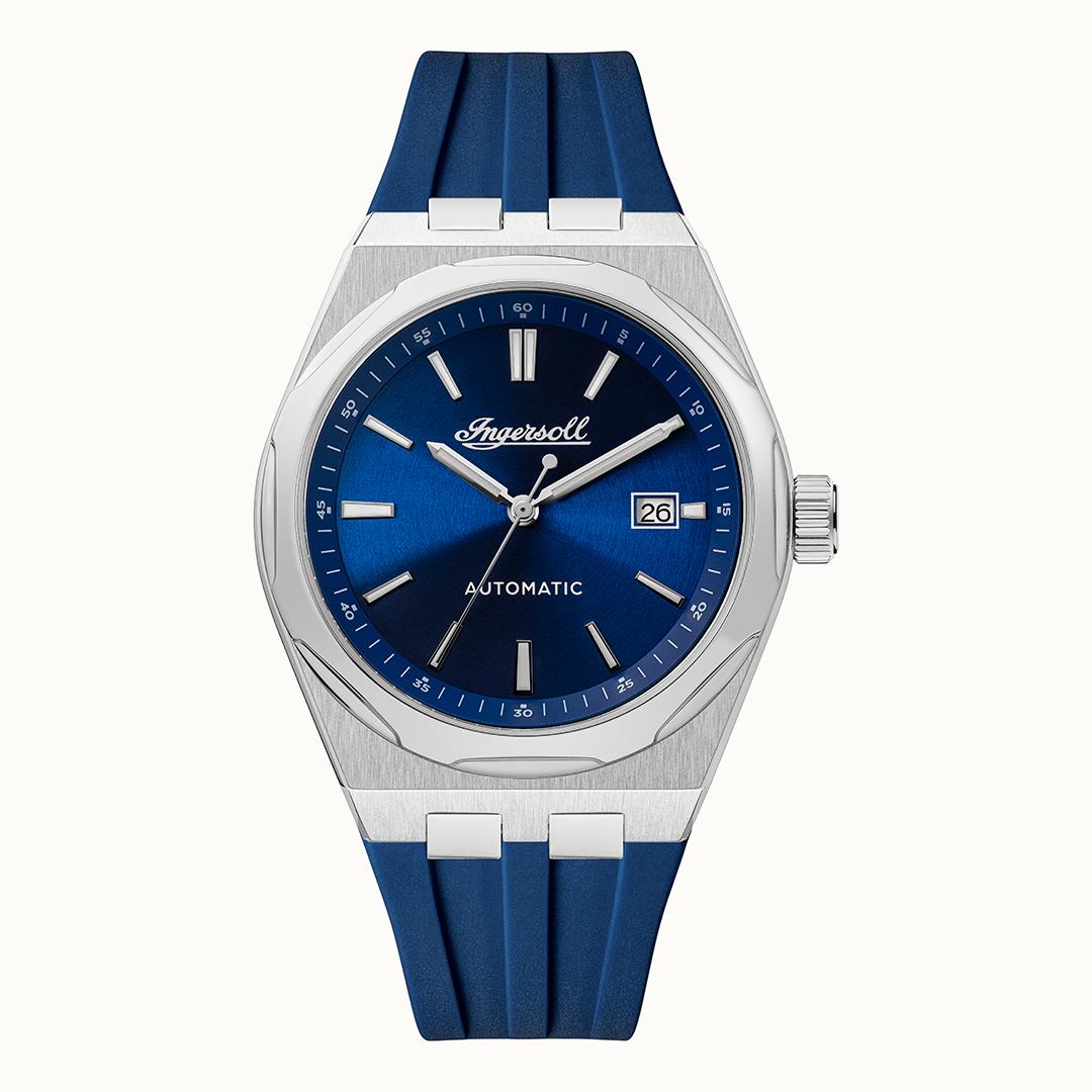The Rider Automatic Blue Dial With lifetime Warranty Analog Watch - For Gents I16802
