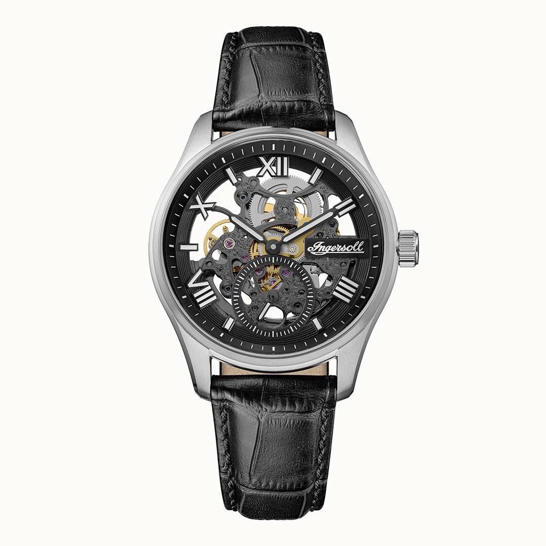 The Maverick Automatic Black Dial With lifetime Warranty Analog Watch - For Gents I17401