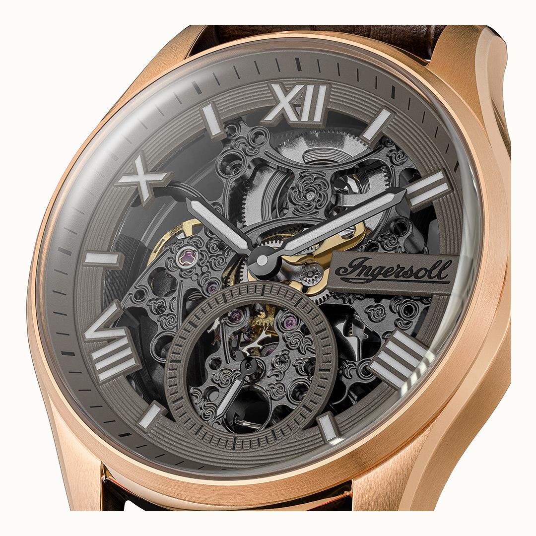 The Maverick Automatic Grey Dial With lifetime Warranty Analog Watch - For Gents I17402
