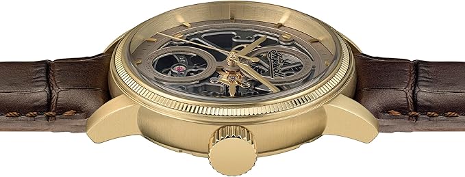 Ingersoll The Guy Automatic Gents Watch with Grey Dial and Brown Strap - I17502