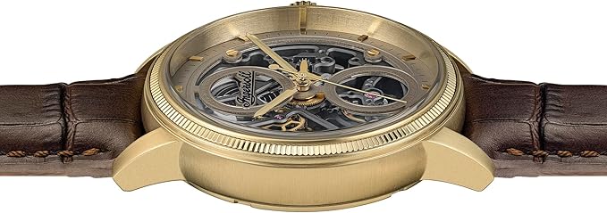 Ingersoll The Guy Automatic Gents Watch with Grey Dial and Brown Strap - I17502