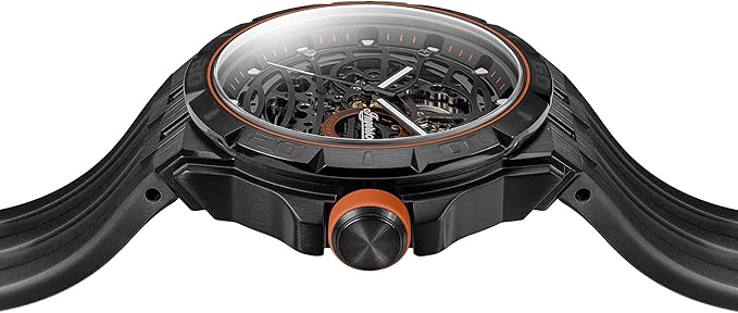 Ingersoll The Rigger Automatic Gents Watch with Black Dial and Black PU Strap - I17902